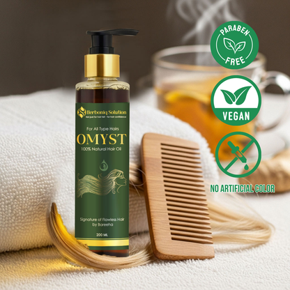Herboniq Omyst Natural Hair Oil – 100% Herbal Solution for All Hair Types - Herboniq Solution