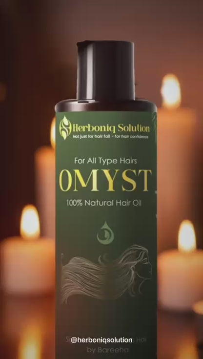 Herboniq Omyst natural hair oil - 100% Herbal Solution for All Hair Types